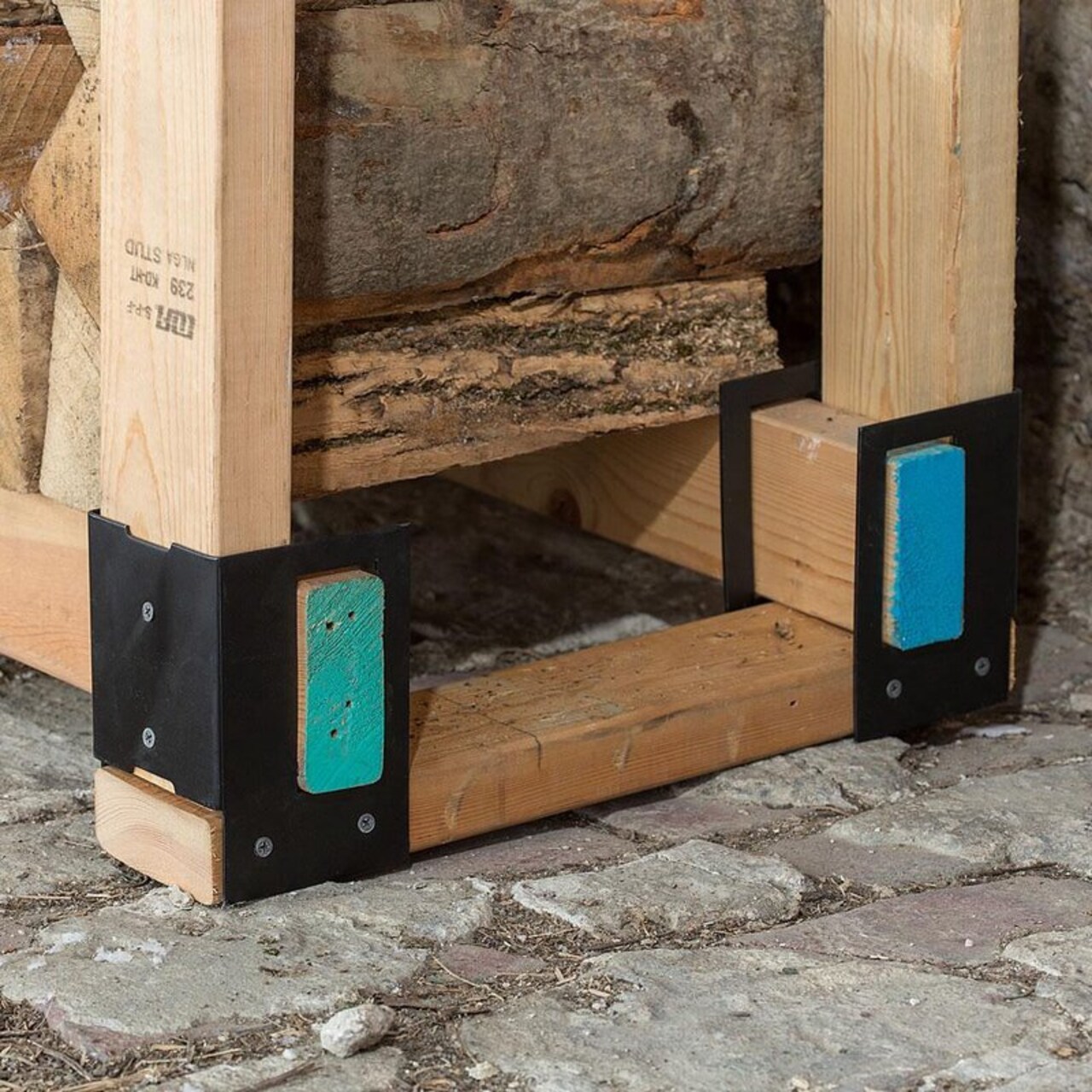 4 piece log brackets hotsell